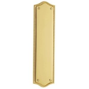 Baldwin I Bristol Solid Brass Push Plate I 2285